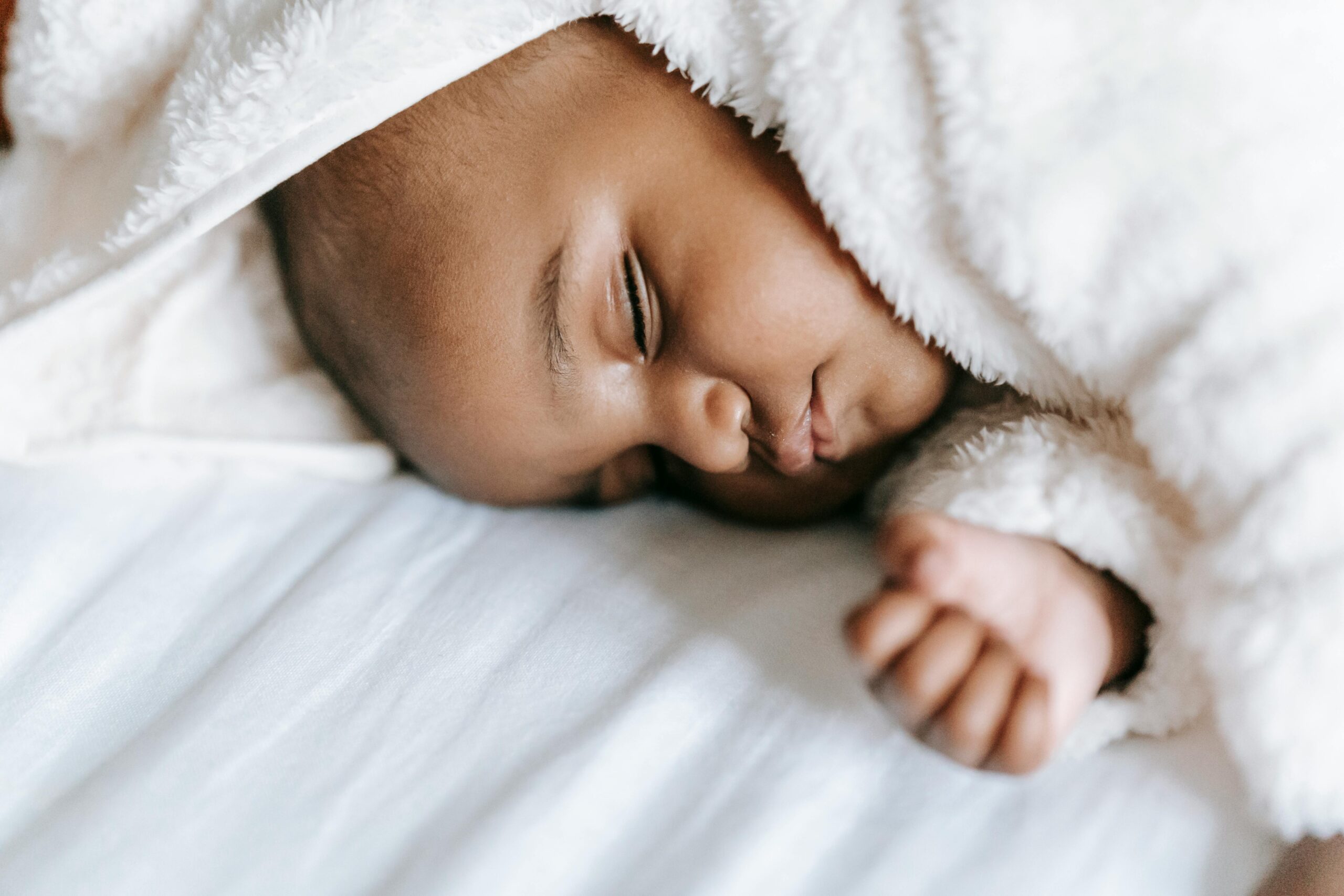 african american baby asleep